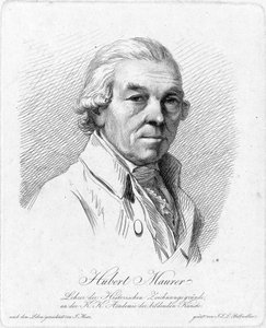 Tasvir edilen kişi: Hubert Maurer by Johann Jakob Laurenz Billwiller