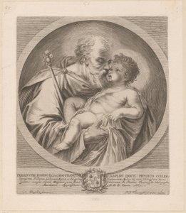 İsa Çocuk ile Aziz Joseph by Johann Jakob Thurneysen (I)