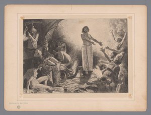 Yeraltı dünyasında Mesih der Hölle'de Mesih Yedi mistik temsil (dizi başlığı) by Johann Jakob Weber