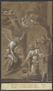 Müjde, 17. yüzyılın sonlarında. by Johann Jakob von Sandrart