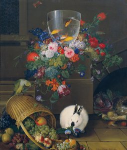 Japon balığı kase ile natürmort by Johann Knapp