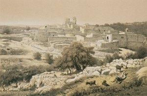 Bethany. Bernatz ve diğerleri tarafından gravür - Steinkopk JF Editore by Johann Martin Bernatz