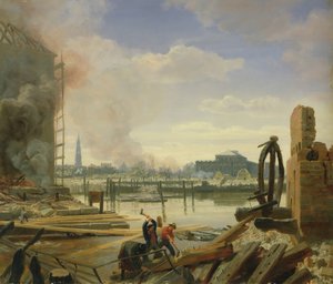 1842 Yangınından Sonra Hamburg, 1842