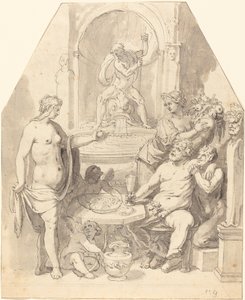 Ceres ve Bacchus Olmadan Venüs Donar by Johann Matthias Kager