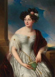 Württemberg 1800-1873, 1831 Kraliçesi Pauline Therese portresi.