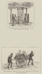 ಹ್ಯಾಂಬರ್ಗ್ ಟರ್ಕಿಯಲ್ಲಿ ಕಾಲರಾ by Johann Nepomuk Schonberg