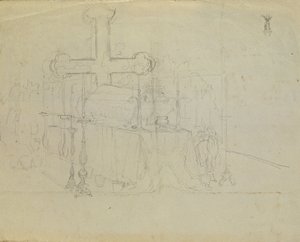 Juliana Krafft ve kızı Ludovica'dan ayrılış by Johann Peter Krafft