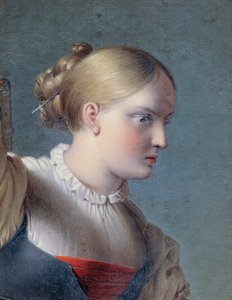 Bir Kızın Büstü ("Hermann ve Dorothea" Çalışması) by Johann Peter Krafft