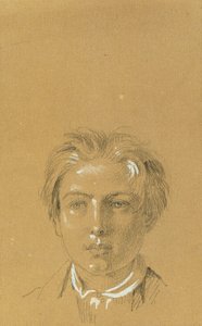 bir çocuğun başı by Johann Peter Krafft