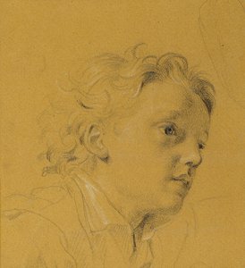 bir çocuğun başı by Johann Peter Krafft