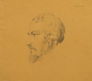 Sakallı Bir Adamın Çalışması by Johann Peter Krafft
