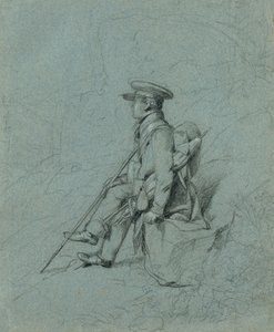 Dinlenen Bir Ressamın Çalışması by Johann Peter Krafft
