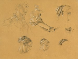 "Bağda Hermann ve Dorothea" Çalışması by Johann Peter Krafft