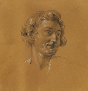 "Rüdiger ve Angelika" için çalışma by Johann Peter Krafft