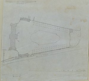 Yukarı Belvedere için Çalışma by Johann Peter Krafft
