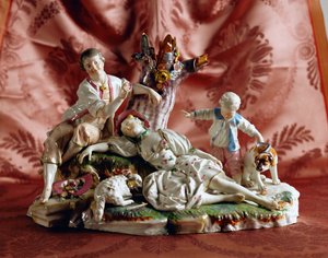 Çoban kızın uykusu Hoechst Manufacture by Johann Peter Melchior