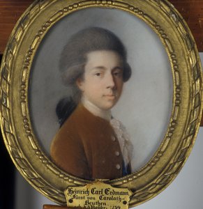 Heinrich Carl Erdmann, Carolath-Beuthen Prensi by Johann Philipp Bach