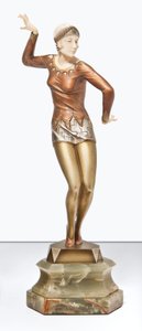 Charleston Dancer, c.1925 (bronz, fildişi ve oniks)