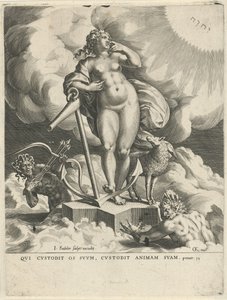 Umut Alegorisi by Johann Sadeler (I)