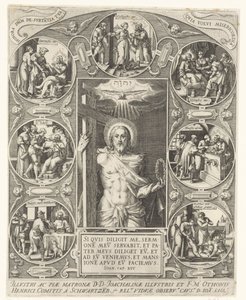 Mesih ve Merhamet İşleri by Johann Sadeler (I)