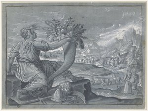 Avrupa by Johann Sadeler (I)