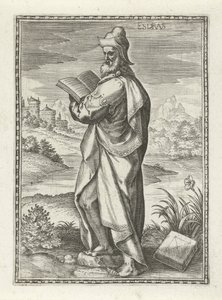 Ezra Esdras (nesne üzerindeki başlık) Eski Ahit Karakterleri (dizi başlığı) by Johann Sadeler (I)