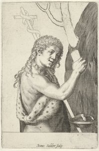 Çocukken Vaftizci Yahya by Johann Sadeler (I)