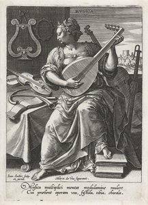 Müzik Musica (nesne üzerindeki başlık) Yedi liberal sanat (artes liberales) (dizi başlığı)