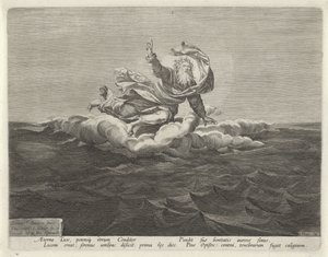 Işık ve karanlığın yaratılması Dünyanın Yaratılışı (dizi adı) by Johann Sadeler (I)