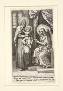 Kutsal Aile by Johann Sadeler I