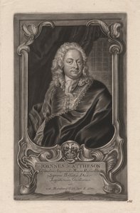 Johann Mattheson, Johann Jakob Haid (1704-67) tarafından oyulmuş, c.1744 (mezzotint)