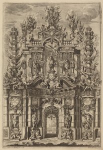 Charles V için Zafer Takı by Johann Ulrich Kraus, after Peter Schubert von Ehrenberg