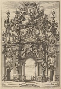 Henry II için Zafer Takı by Johann Ulrich Kraus, after Peter Schubert von Ehrenberg
