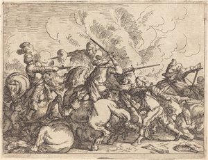 Çeşitli savaşların kaprisleri, 1635. by Johann Wilhelm Baur
