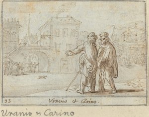 Uranio ve Carino by Johann Wilhelm Baur