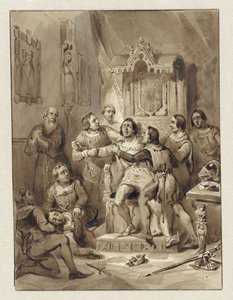 Kont William V çıldırır ve Gerrit van Wateringen'i öldürür, 1357