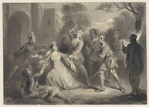 Alida van Poelgeest'in öldürülmesi, 1392 by Johann Wilhelm Kaiser (I)