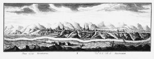 Krasnoyarsk manzarası, yaklaşık 1735