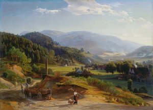 Forge ile manzara. 1855/56
