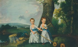 Çocuk Elbisesi: Blunt Boys, c.1767, 1948. by Johan Joseph Zoffany