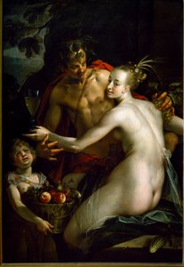 Bacchus, Ceres ve Amour (Resim
