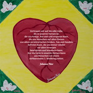 Dünya Barışı için Rosental Barış Mesajı - Versiyon 2 by Johanna Thier