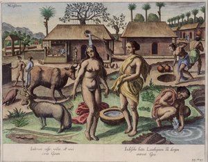 Life in Goa, illustration from 