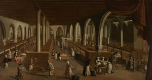 Saint John's Hastanesindeki Koğuşlar (tuval üzerine yağlıboya) by Johannes Beerblock