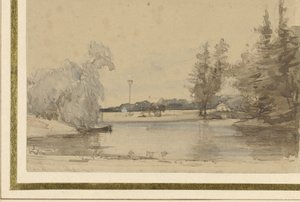 Huis te Leede (?) by Johannes Bosboom