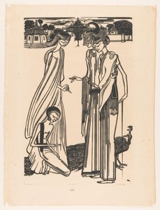 Alms (nesne üzerindeki orijinal başlık) by Johannes Frederik Engelbert ten Klooster (signed by artist)