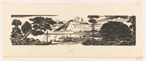 The Bay (nesnedeki orijinal başlık) by Johannes Frederik Engelbert ten Klooster (signed by artist)