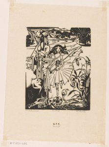 Hintliler (nesne üzerindeki orijinal başlık) by Johannes Frederik Engelbert ten Klooster (signed by artist)