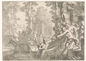 Silenus sudan çıkarılır. Mitolojik ve alegorik temsiller (dizi başlığı)