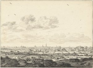 Middelburg'un görünümü by Johannes Goedaert